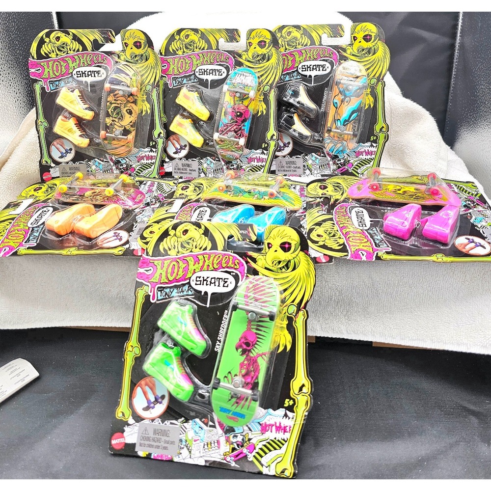NEW-7 Different Hotwheels‎ Tony Hawk SKATE-7 Different Skate Boards